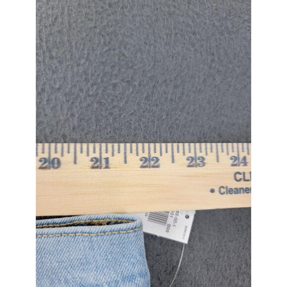 Old Navy Jeans Womens 20 Short Light Wash Mid-Rise Wow Boyfriend Stretch Cuffed - Picture 6 of 13